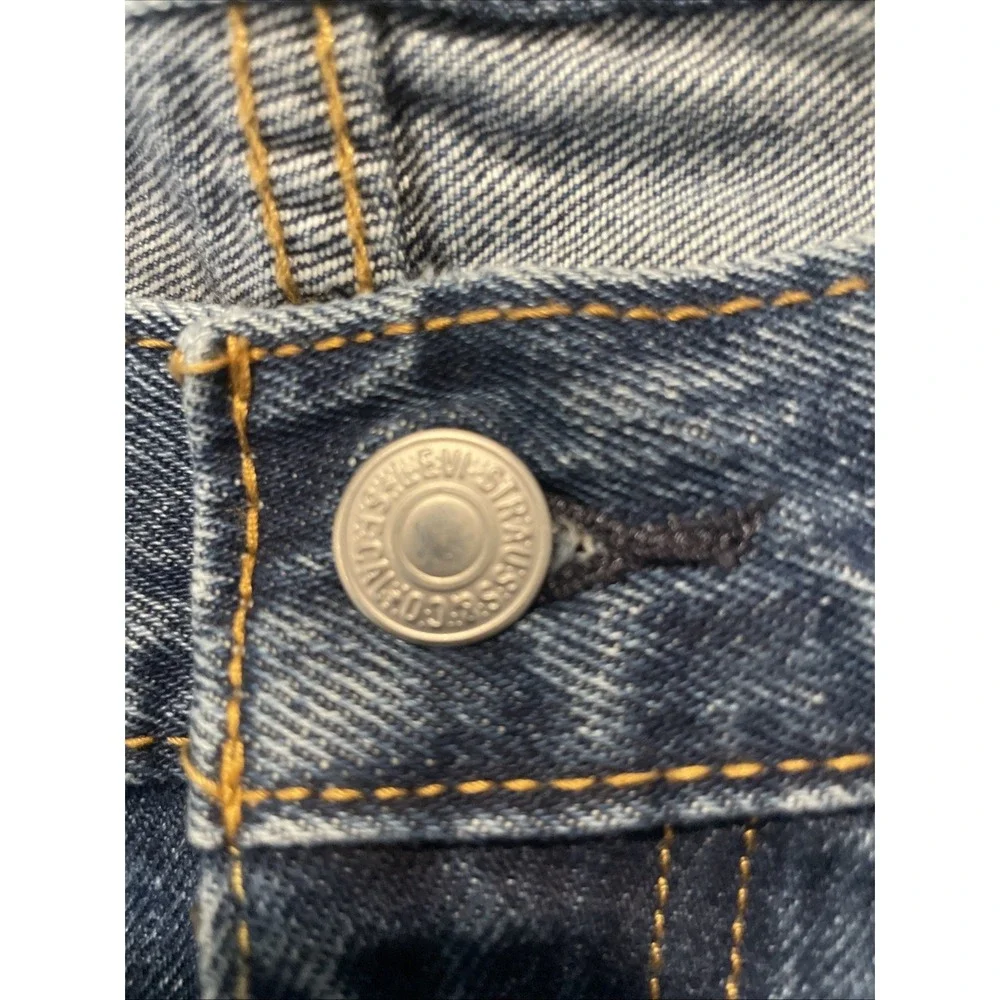 Levis‎ 550 Jeans Mens 38x34 Blue Relaxed Tapered Mid Rise Medium Wash Denim EUC